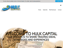 Tablet Screenshot of hulkcapital.com